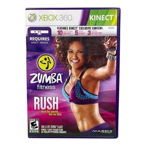 Zumba Fitness Rush - Microsoft Xbox 360 Rated Everyone